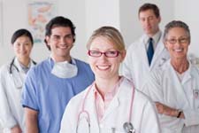 Five members of medical staff